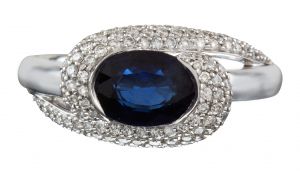 Bergio 18kt White Gold and Sapphire Ring.jpg